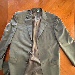 Men's Gray Ermenegildo Zenga Sports Coat